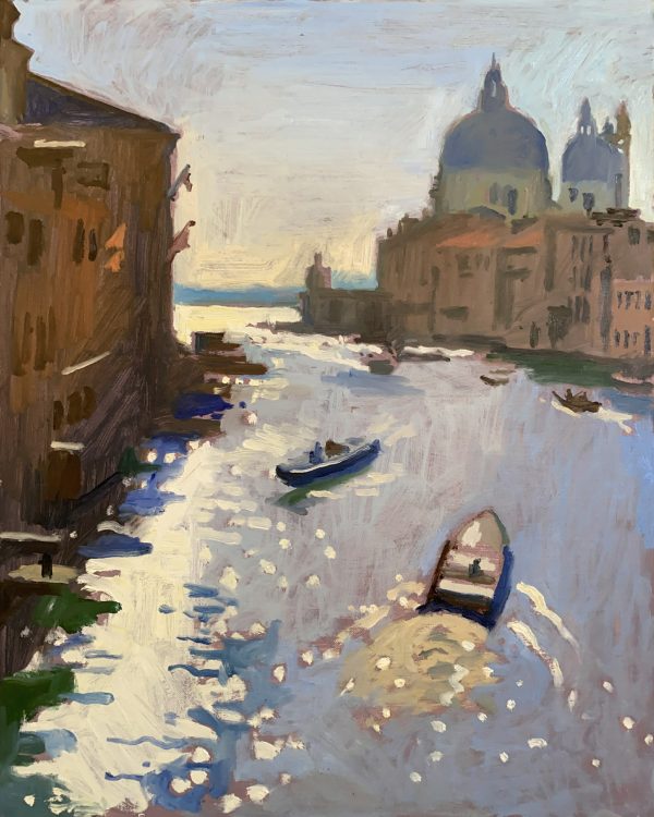 View from Academia bridge at dawn - SOLD
